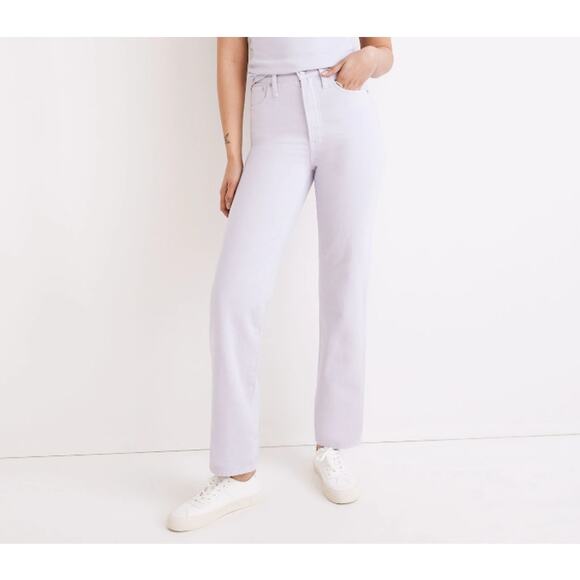 NWT Madewell Women's size 27 Lavender Purple The Perfect Vintage Straight Jean - Picture 1 of 14